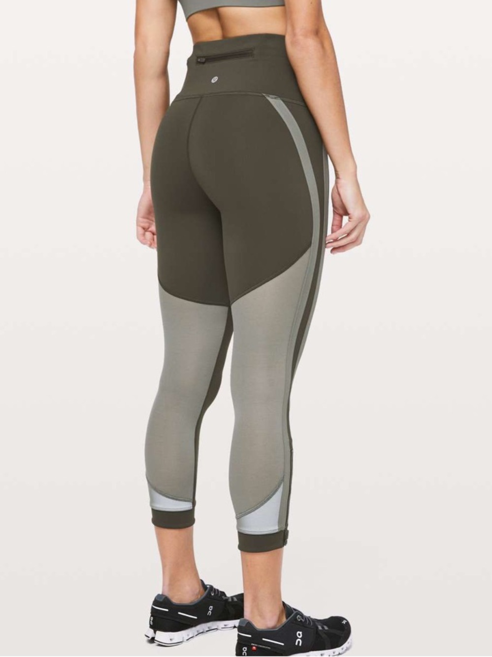 Lululemon zip the line crop
